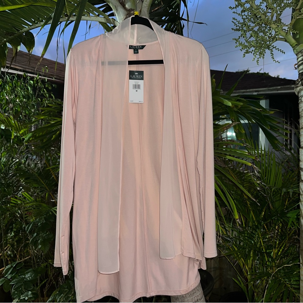 Vintage Ralph Lauren pink cardigan